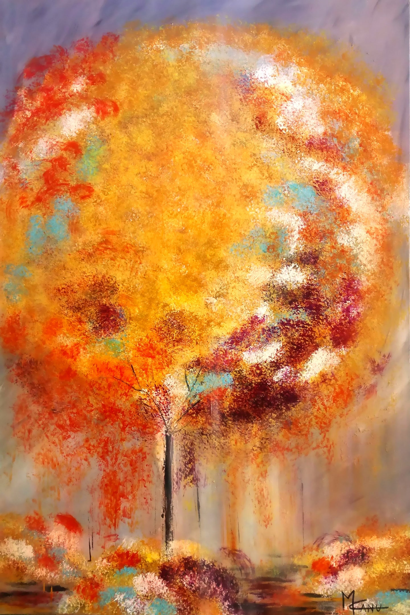 Red Bubble Tree| Original