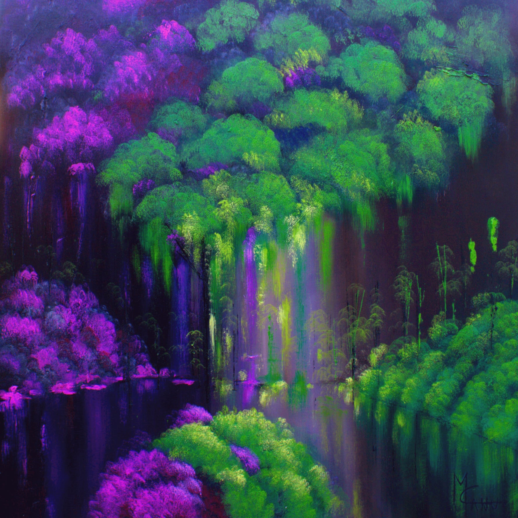 Rebus "The Garden, Midnight" | Oil on Canvas