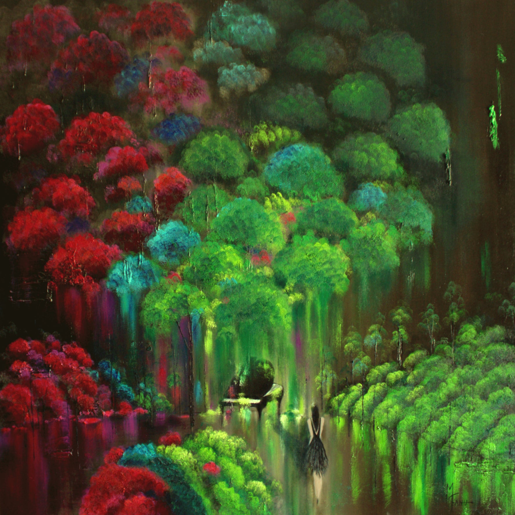 Rebus  "The Garden, Day 6" | Oil on Canvas | 48"x 48"