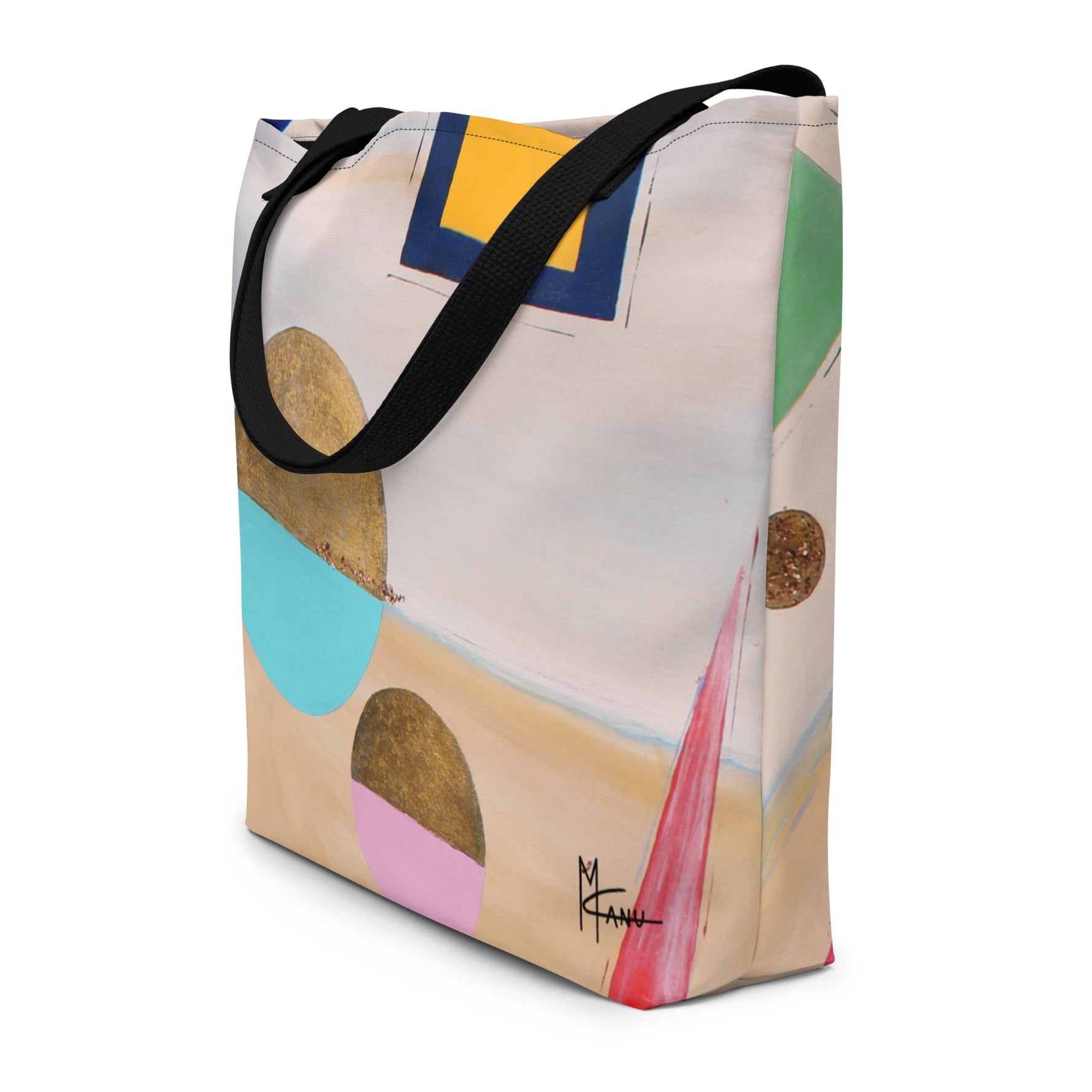 It's A Party Large Tote Bag with Pocket