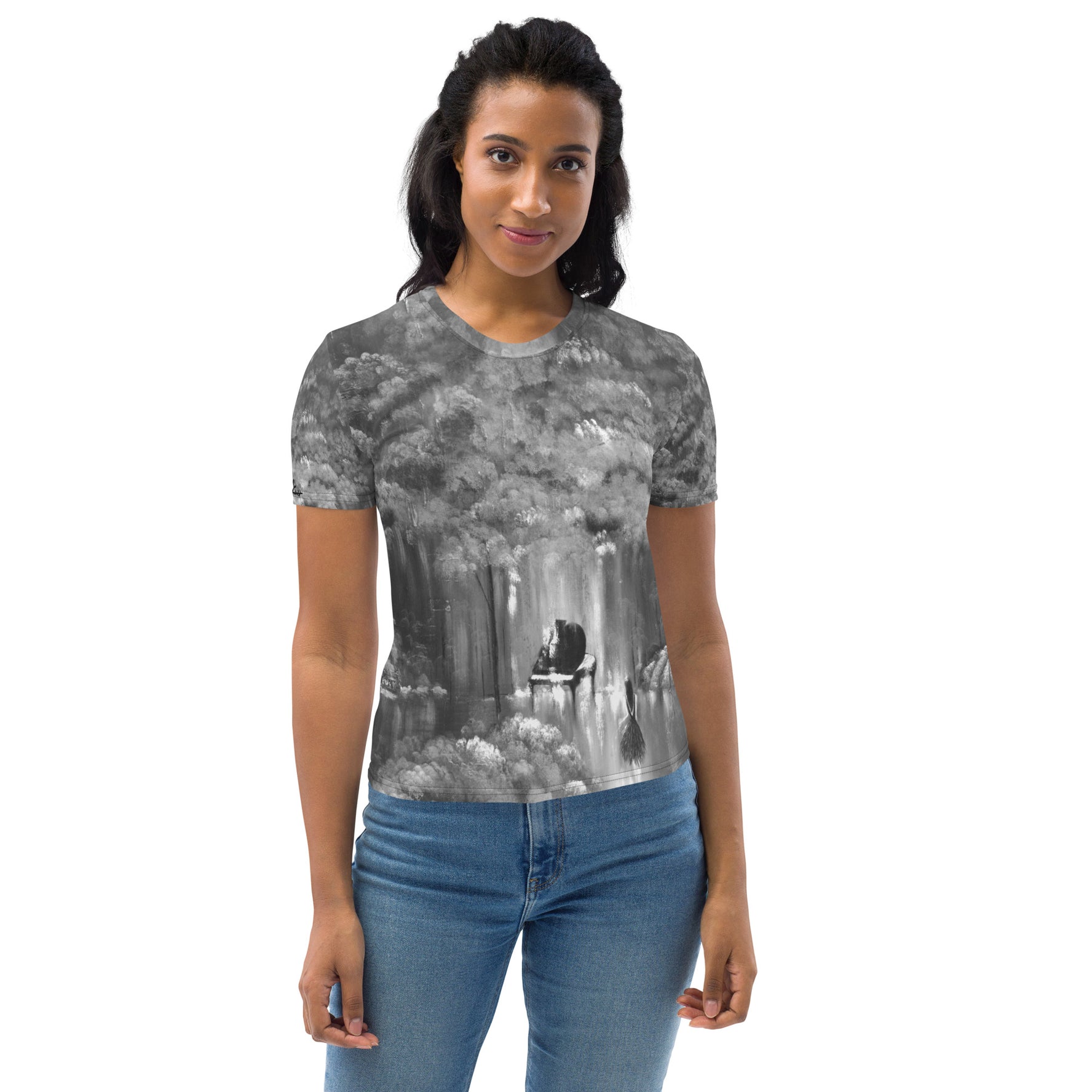 Rebus Black and White Women's T-shirt