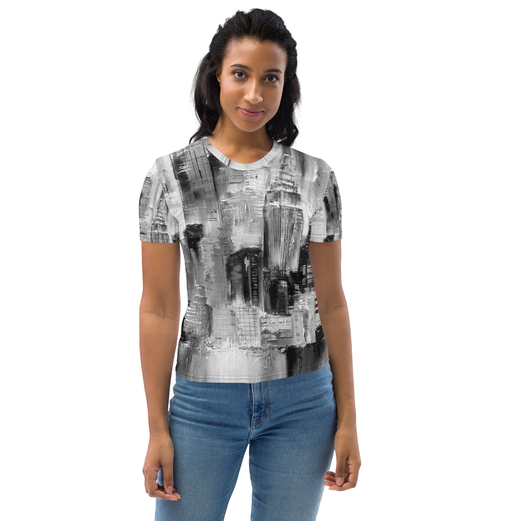 New York State Of Mind Black and White Women's T-shirt