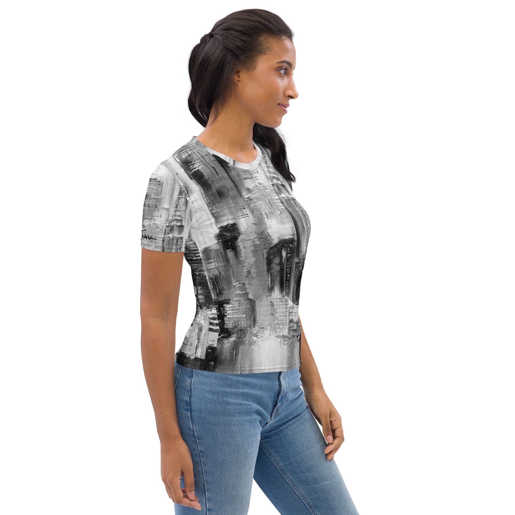 New York State Of Mind Black and White Women's T-shirt