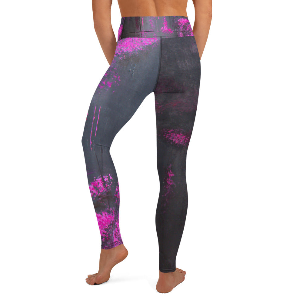 Midnight In Bubble Land Yoga Leggings