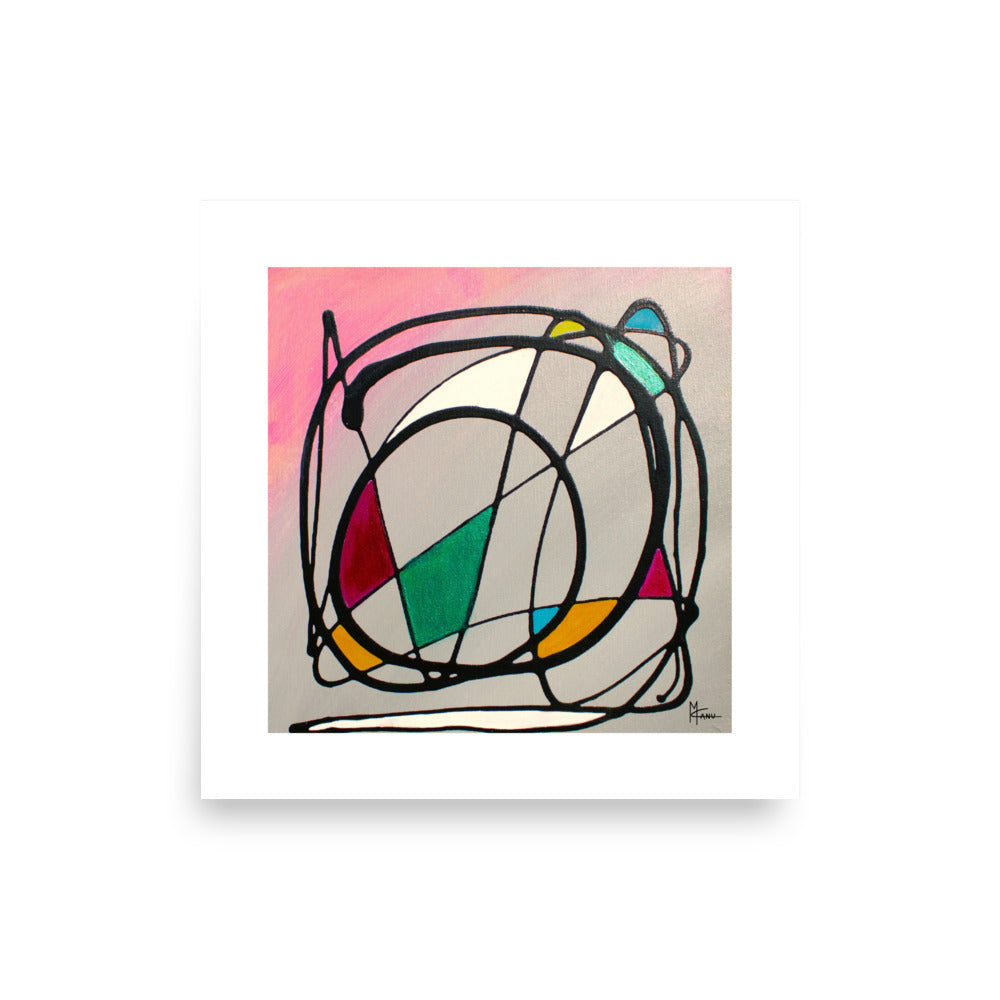 Abstract Series | Around The World | Poster Print | First Edition