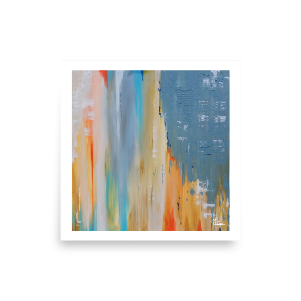 Abstract Series |Oceanica | Poster Print | First Edition