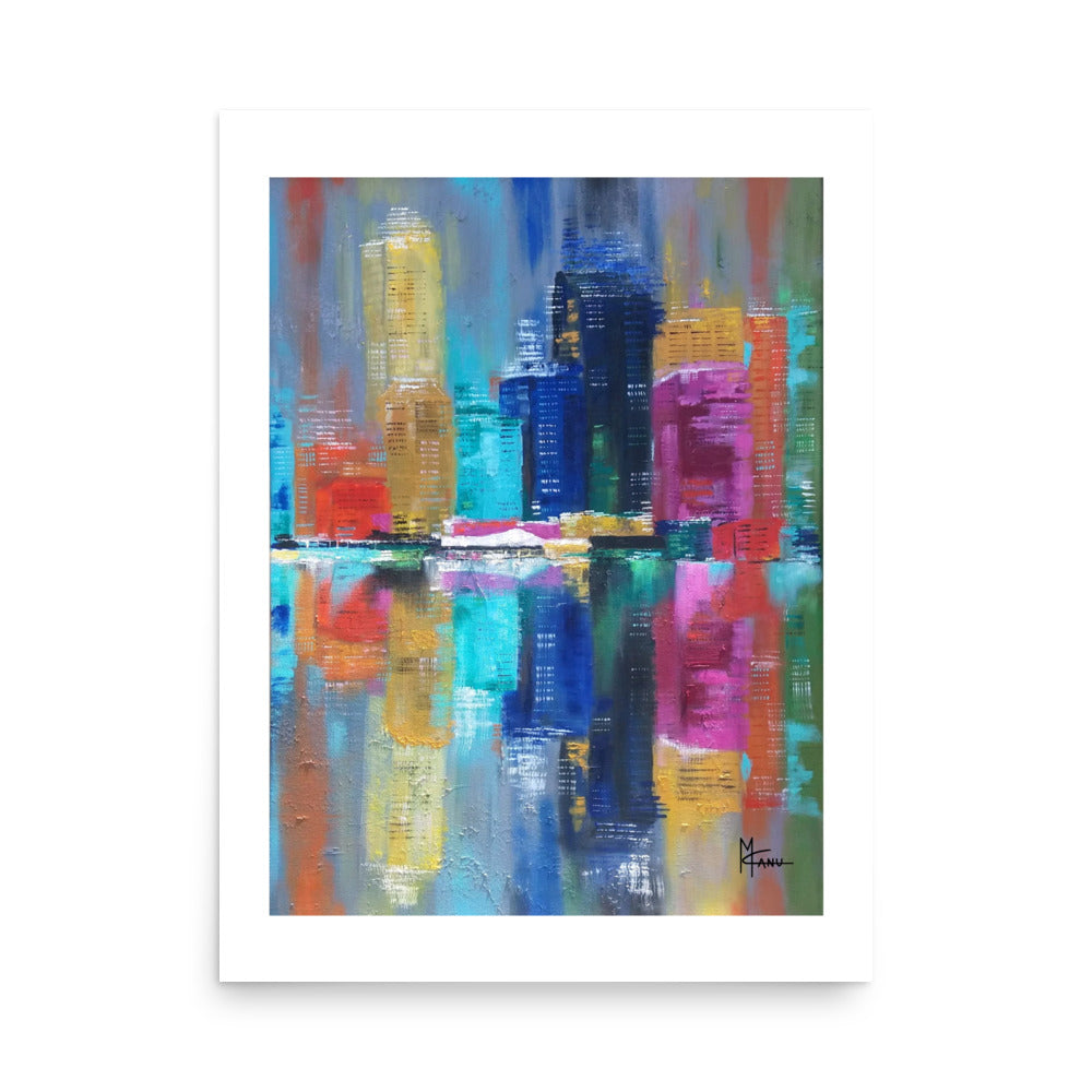 New Orleans Series | Downtown Nola |  Poster Print | First Edition