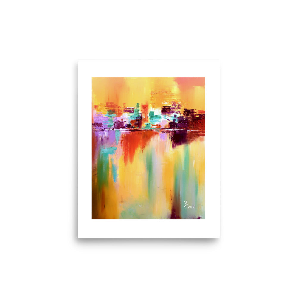 Abstract Series | City Shades | Poster Print | First Edition