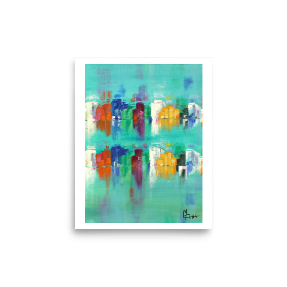 Abstract  Series |Twin Cities | Poster Print| First Edition