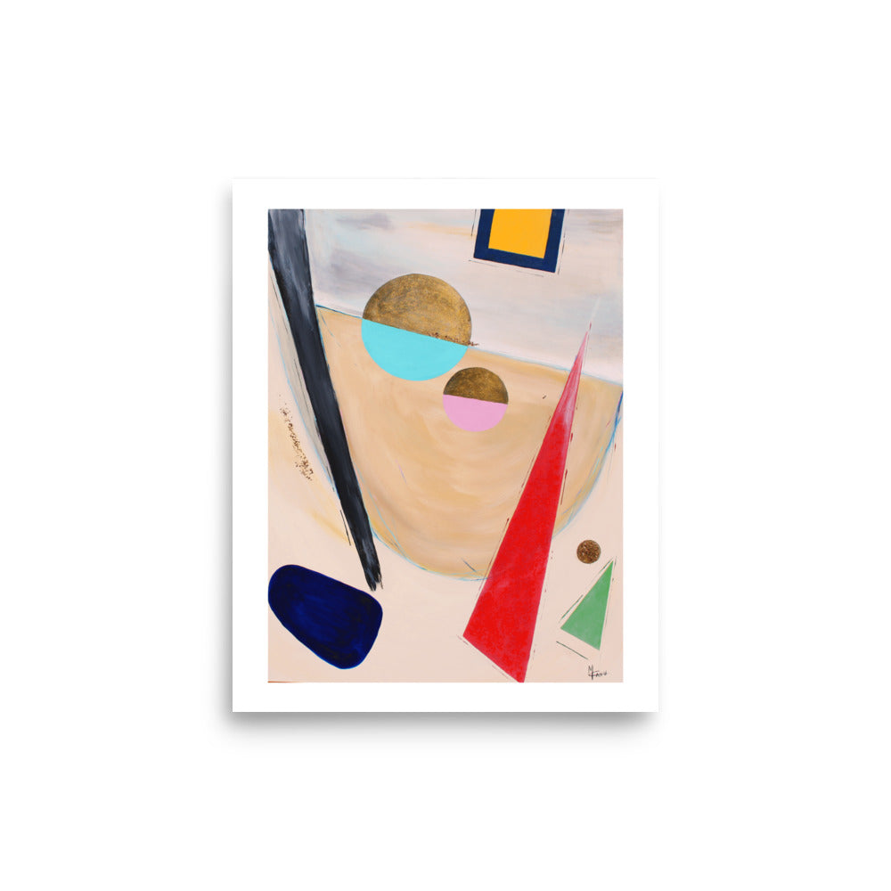 Abstract Series | Let's Party | Poster Print | First Edition