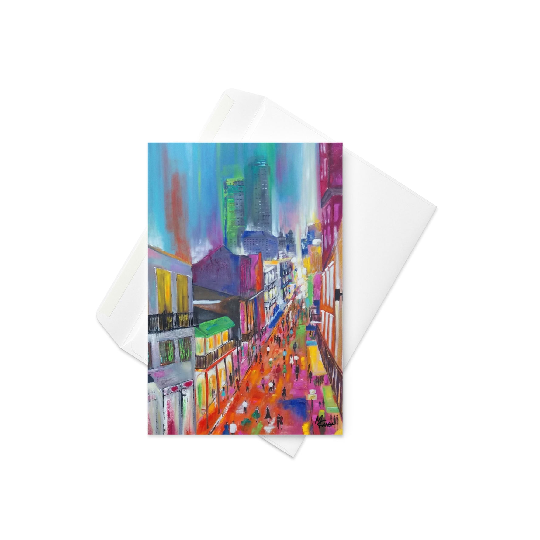 Night Out In The French Quarter Greeting Card