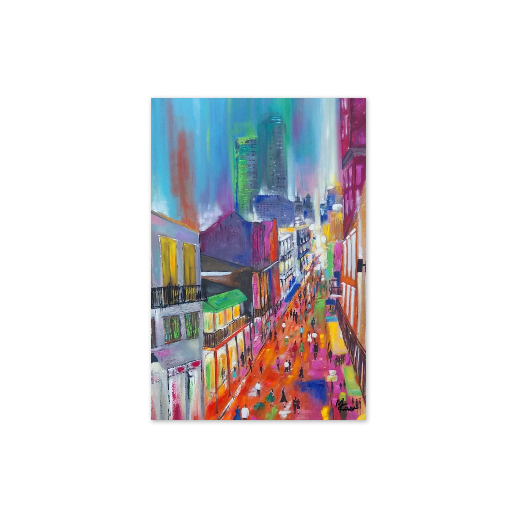 Night Out In The French Quarter Greeting Card