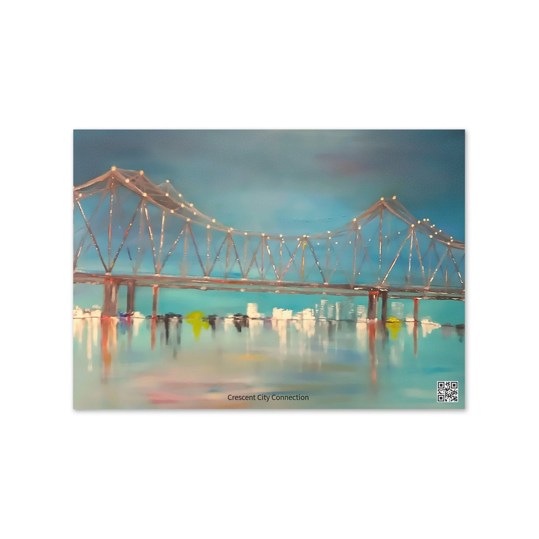 Crescent City Connection Greeting Card