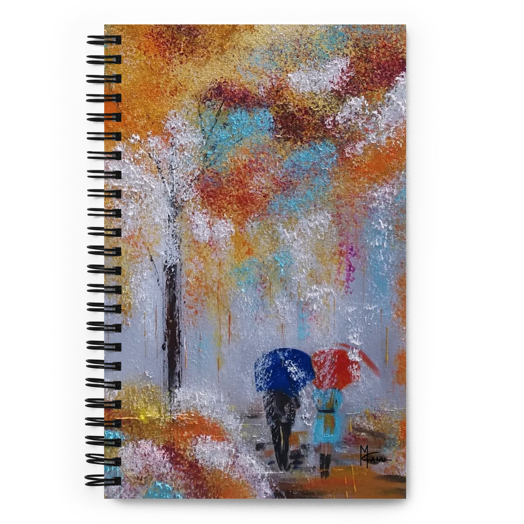 A Walk In Bubble Land Spiral Notebook